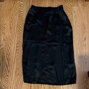 Babaton Silk Midi Skirt